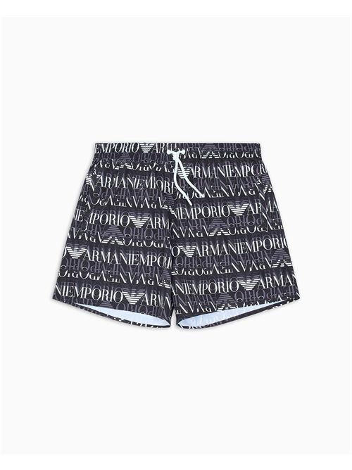 Costume shorts con macro logo all over EMPORIO ARMANI | EM000583AF12338/FC038